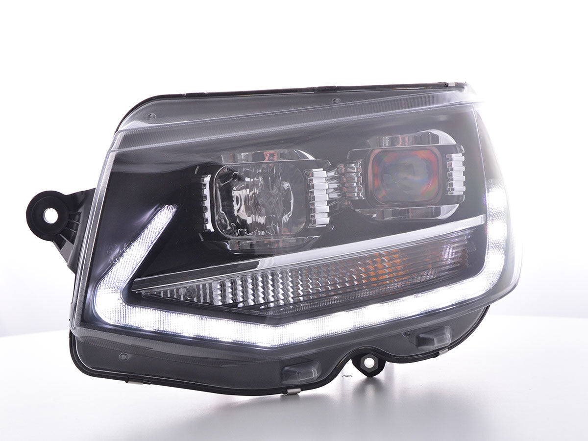 Scheinwerfer Set Daylight LED Tagfahrlicht VW Bus T6 ab 2015 schwarz Scheinwerfer Set Daylight LED Tagfahrlicht VW Bus T6 ab 2015 schwarz